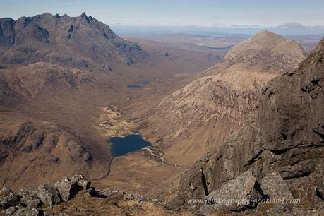 Landscape photo - Cuillins, Ruadh stac & Loch an Anthain, on Skye on the Scottish Highlands