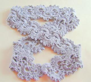 New Item. Queen Anne's Lace Scarf - Smaller Version