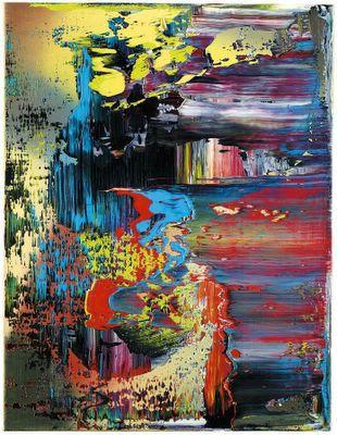 Gerard Richter, abstract art, contemporary art, art auctions, Christies