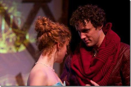Catherine Gillespie and Nick Lake, in a scene from Promethean Theatre's Review: Henry V (Promethean Theatre)