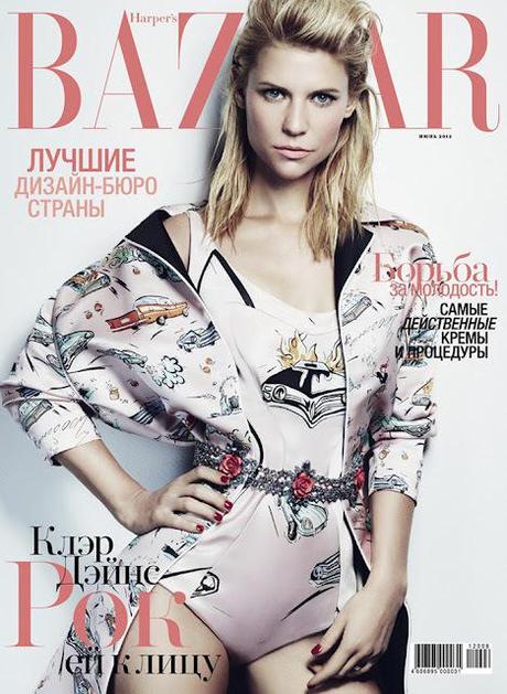 Clare Danes Covers Harpers Bazaar Russia