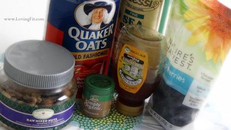 Granola Recipe, ingredients homemade granola
