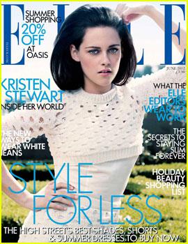 Kristen Stewart Covers Elle - June 2012