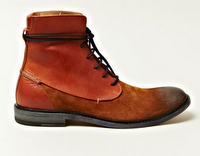 Broken Traditions:  Martin Margiela Leather Lace-up Trunk Boot