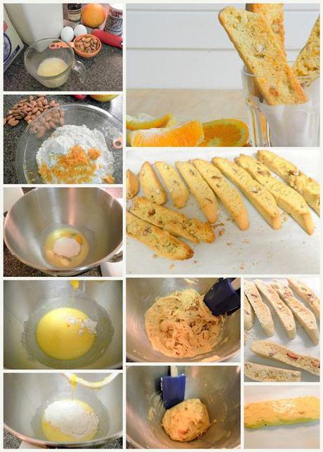 Biscotti with Almonds & Orange-collage