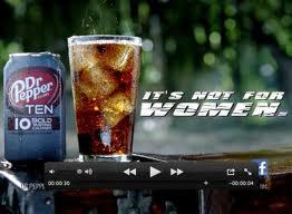 Sexist Dr. Pepper Ad 10 mn stylist the laws of fashion never buy this product