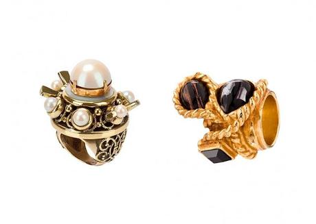 Studded Rings for Yves Saint Laurent Summer 2012 Collection
