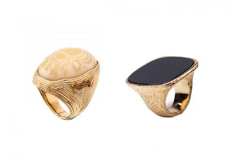 Studded Rings for Yves Saint Laurent Summer 2012 Collection