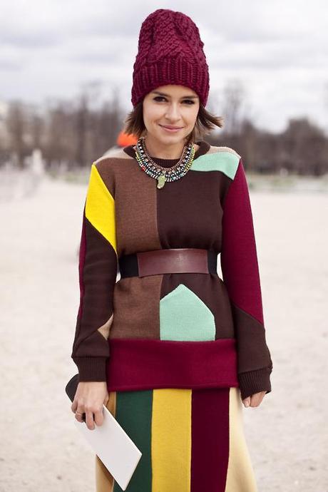 beanie_burgundy_miroslavaduma_altamiranyc Beanie Chic, Streetstyle