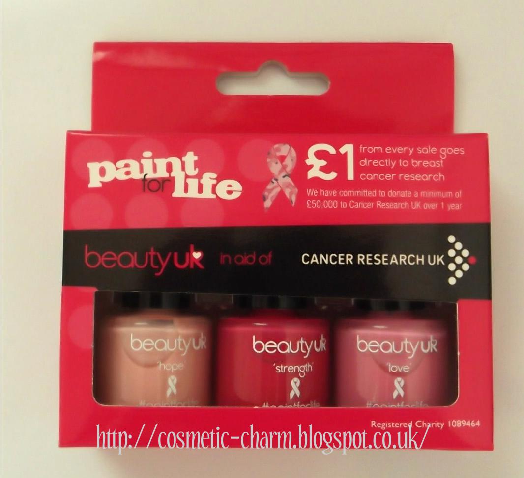 Beauty UK Paint For Life Nail Polish Trio