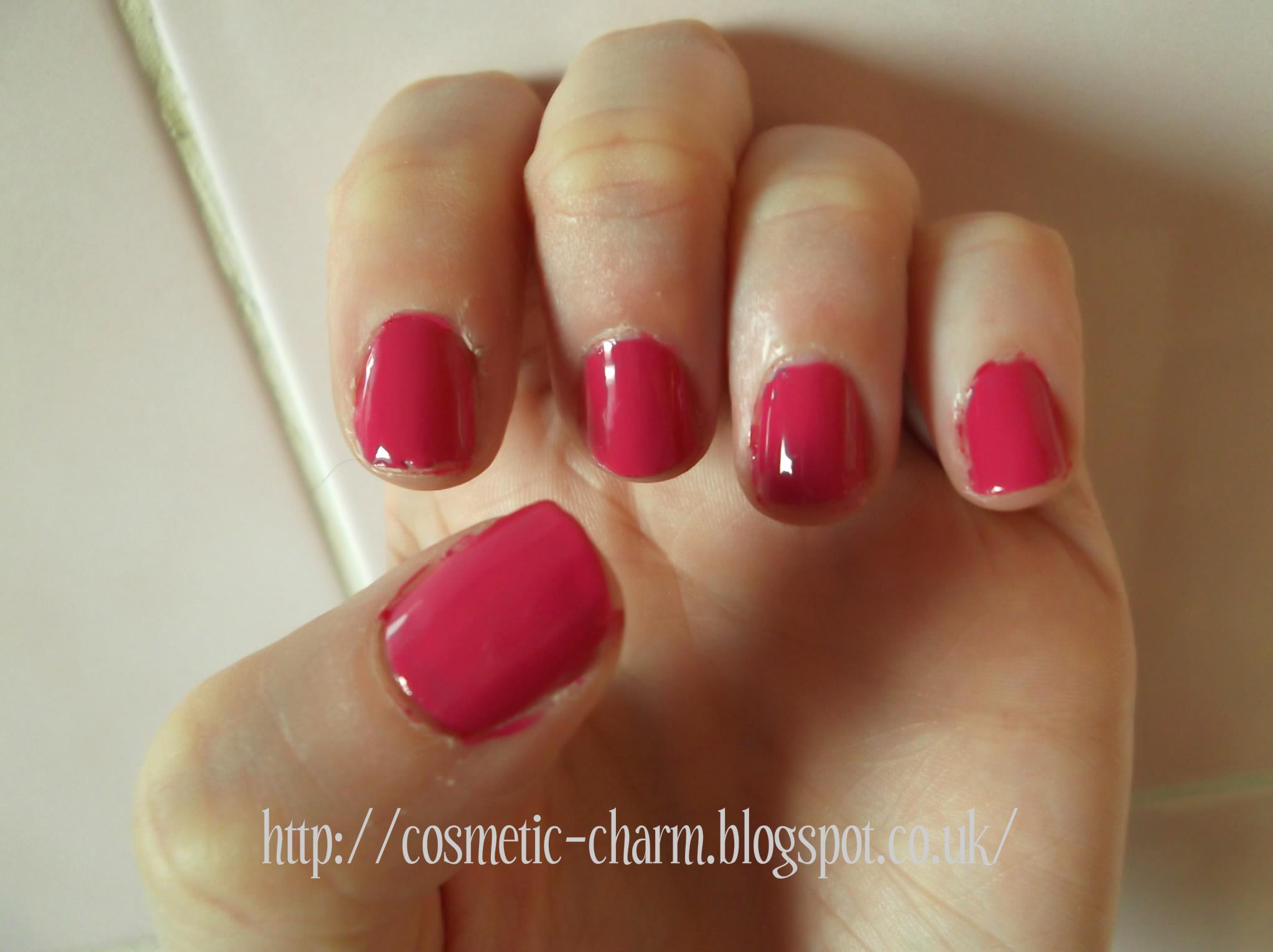 Beauty UK Paint For Life Nail Polish Trio 'strength' is the brightest shade