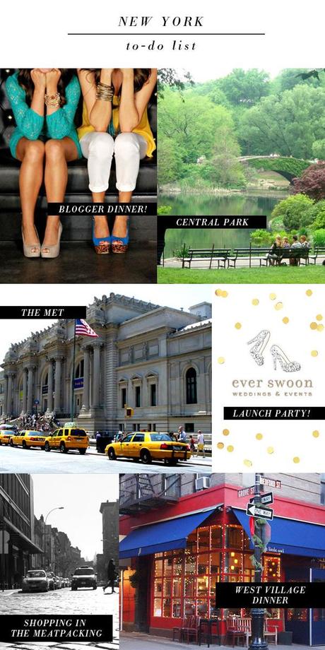 small shop: new york to-do list new york to-do list blogger dinner, met, west village, little owl, meatpacking, central park, ever swoon