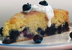Blueberry brunch cake