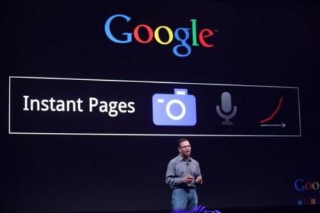 Instant pages in Google Chrome