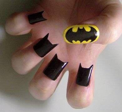 Batman nails! For those of you looking to do something a bit...