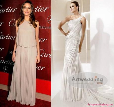 Angelina Jolie Wedding Dress According to Trends 