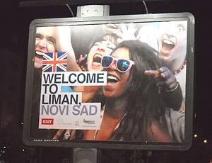 Welcome to Liman - billboard in English langua...