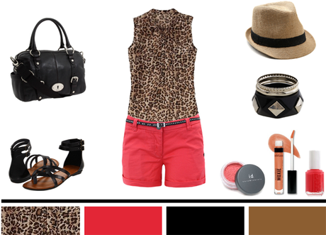 Leopard + Colored Shorts…