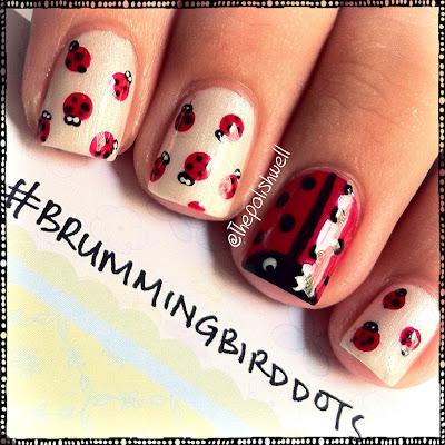 Nail Ideas: Ladybug Nails! What do you think of this?