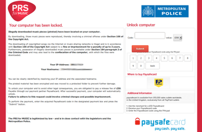 Ransom Malware Locks Windows Computers
