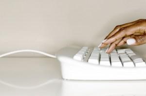 Woman Typing on Keyboard The Soul of Blogging (Process)