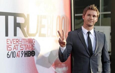 Kwanten poses at premiere for fifth season of Photos Of True Blood Cast At Season 5 Premiere
