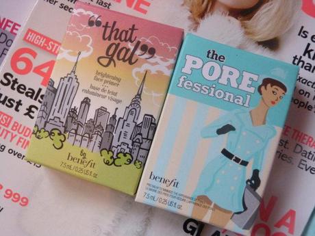 Benefit That Gal and Porefessional Freebies