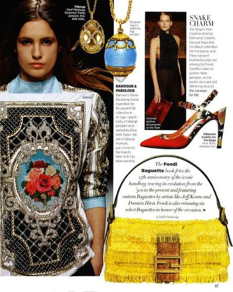 harper's bazaar fabergemagazineWhats Trending Baroque vs. Broke: Get the Look for Less!