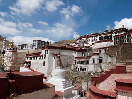 Ganden Monastery taken from the right side