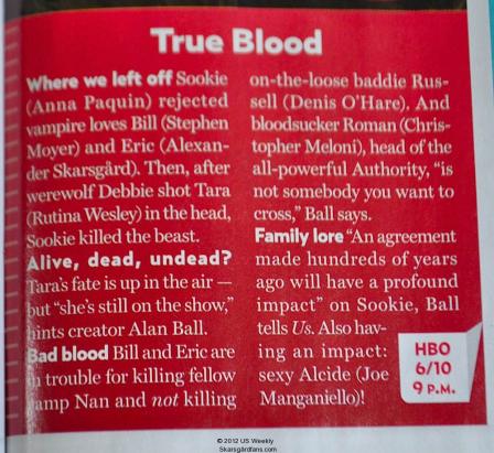 True Blood in US Weekly