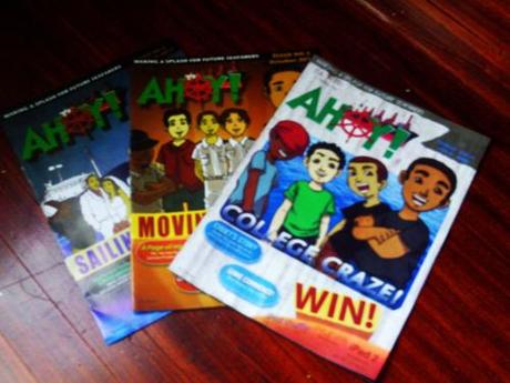 My AHOY! series vol. 4-6. Well our school didn’t gave us the first 3 volumes, I don’t...