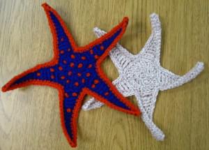 Starfish Free Crochet Seashell and Coral Patterns