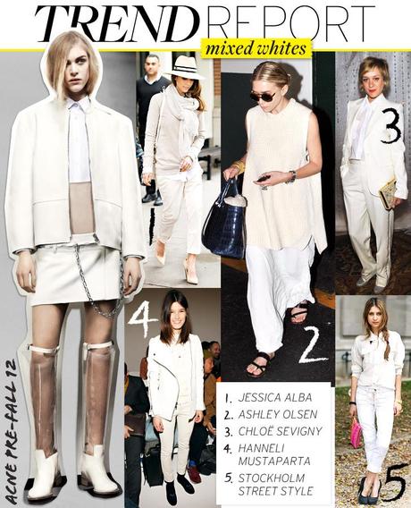whitesmixA New Fashion Trend: A Different Take on White