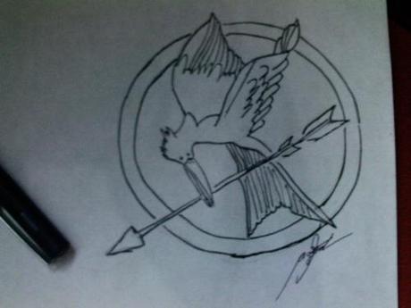 My FAILED Hunger Games sketch.
*Sorry for the Circle part, I can’t perfect it, I only use...