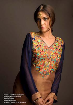 Women Formal & Semi Formal Dresses Collection 2012 Embellished by Sadaf Amir