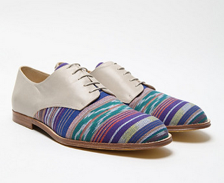 One Cool Ikat! T & F Slack Ikat Denver Derby Shoe One Cool Ikat! T & F Slack Ikat Denver Derby Shoe