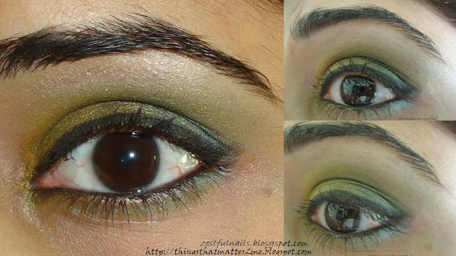 My Entry for L'oreal Festive Eye makeup contest @ Zestful Nails My Entry for L'oreal Festive Eye makeup contest @ Zestful Nails