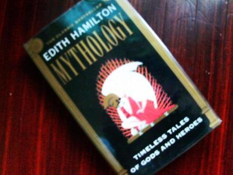 My MYTHOLOGY book. I’ll be using it for my entire 4th Year High School. I bought this last...