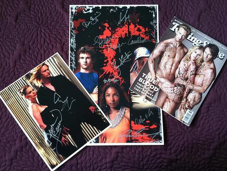 LAST CHANCE to place your bid on unique True Blood pack signed by cast