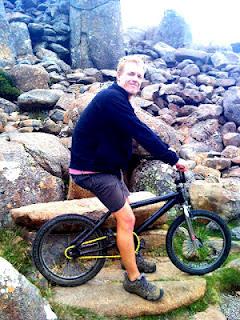 Ride up Mt Wellington