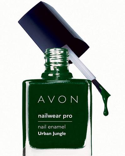 Avon Nailwear Pro Nail Enamel Urban Jungle- Review, NOTD