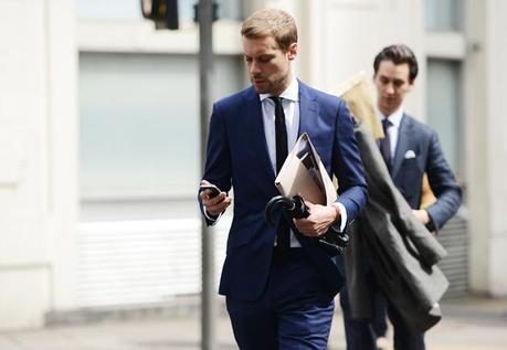 GQ BLUE SUITS AT PITTI UOMO STREET STYLE- GQ TOMMY TON