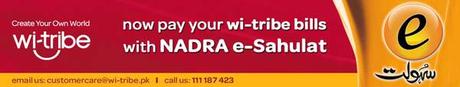 wi tribe Introduced Nadra E Sahulat for Paying Your Bills a Glorious Service