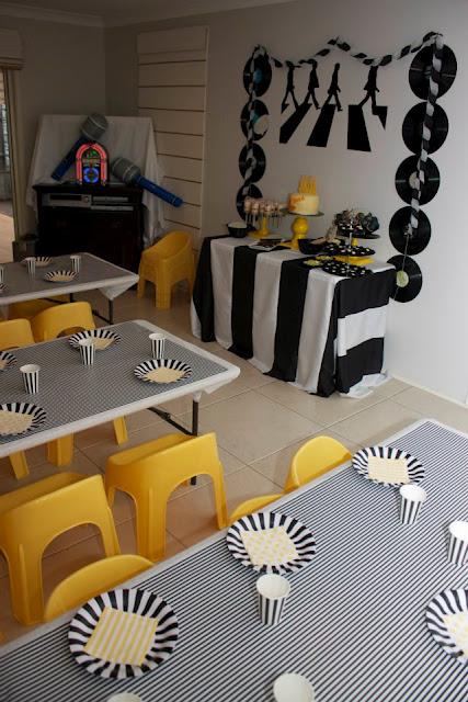 A Beatles themed Yellow Submarine Party by Eleven Event Stories A Beatles themed Yellow Submarine Party by Eleven Event Stories