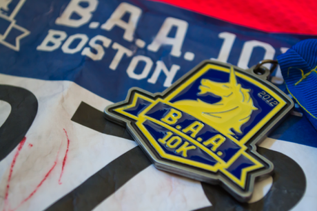 B.A.A 10K medal Marathon Monday: 15 weeks