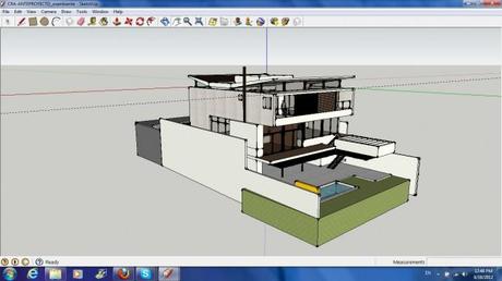 Google Sketchup 3D Model of House