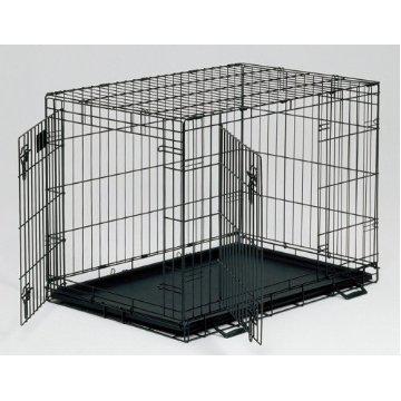 Midwest Life Stages Double-Door Folding Metal Dog Crate