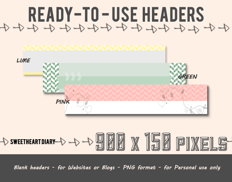 Blank Headers Freebie Blank Headers Freebie