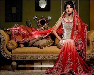 Latest Pakistani Stylish Bridal And Party Dresses Collection 2012