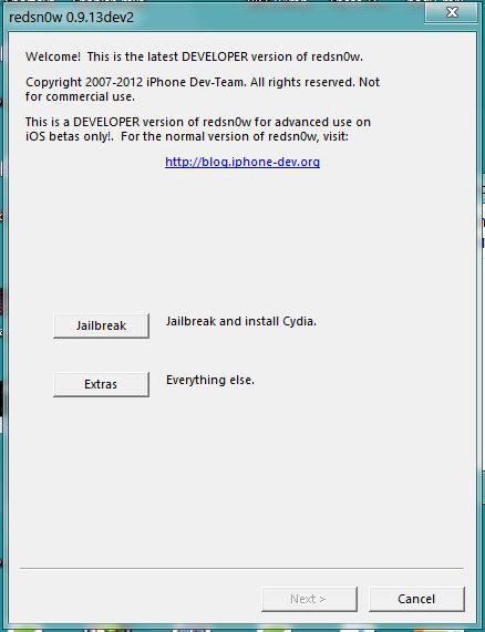 Jailbreak iOS 6 Beta 2 Using Redsn0w 0.9.13dev2 Jailbreak iOS 6 Beta 2 Using Redsn0w 0.9.13dev2